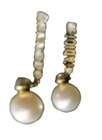 Lux Pearl Design Earrings