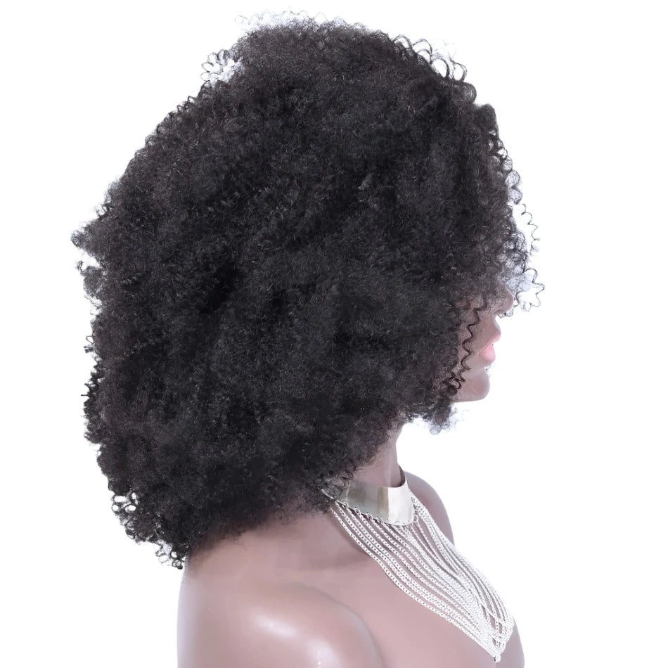 Curly Wig With Bangs