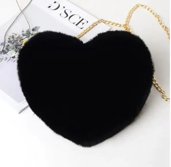 Plush Love Chain Shoulder Bag