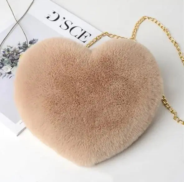 Plush Love Chain Shoulder Bag