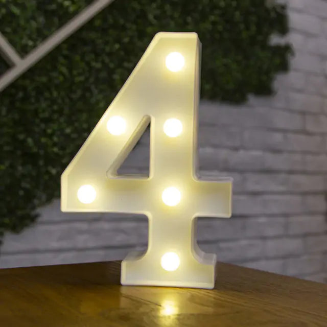 Alphabet Letter LED Lights