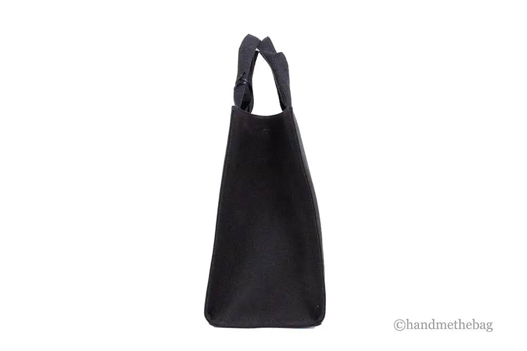 Fendi X Versace Fendace Medium Black Canvas Shopper Tote