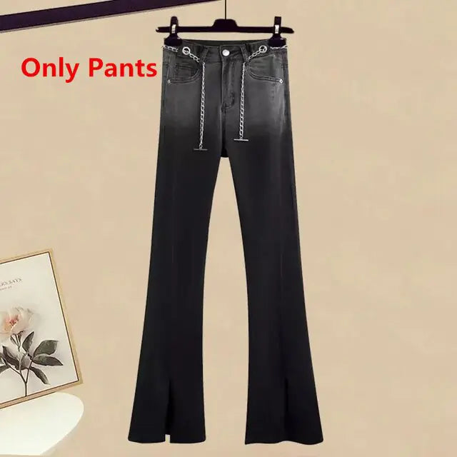 Women's Sexy Off-Shoulder Denim Pants