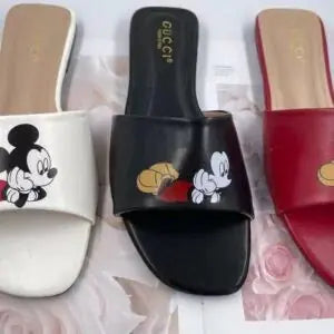 Women's Fashion Design Mickey Mouse Flat Sandals